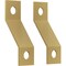 Ekena Millwork Premium Z-Brackets for Barn Door Track (set of 2), Jacob's Gold GB6001TZJG - alternate 4